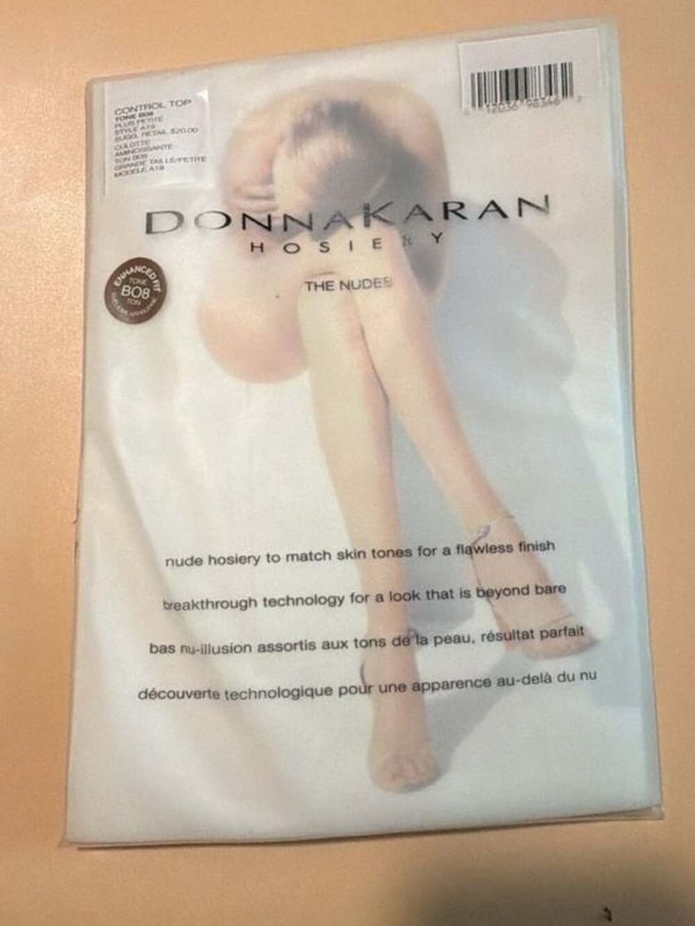 Donna Karan Hosiery Control Top Tights Plus Petite B08 Style A19